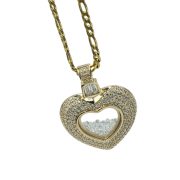 Schakelketting “Zirconia Heart”