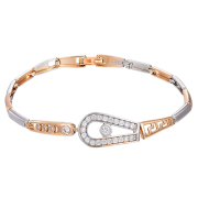 Schakelarmband met zirconia